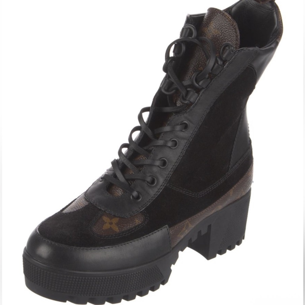 Louis Vuitton Combat Boots Size EU 37